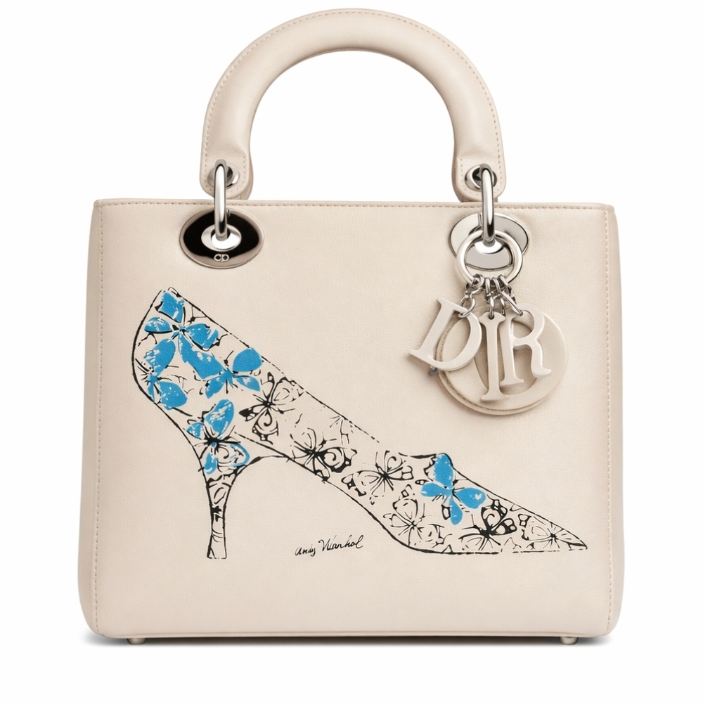✨ Rare Christian Dior Lady Dior x Andy Warhol Stiletto Motif – Collector Piece✨